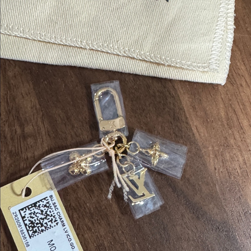 NWT Louis Vuitton Micro Bag Charm (Gold/Crystals) - Picture 8 of 16